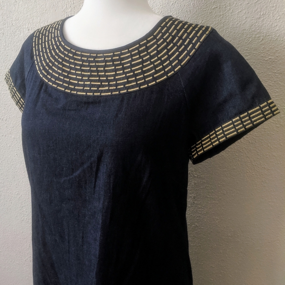 Dana Buchman Embroidered Dress